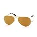 Ray Ban RB8029K Gold/Crystal Brown Mirror Gold Polarized Sunglasses (RB8029K-040KN3-55-14-140)