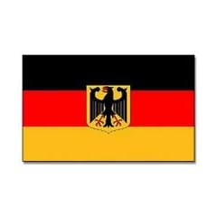Flagge Deutschland mit Adler - 90 x 150 cm