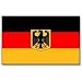 Flagge Deutschland mit Adler - 90 x 150 cm
