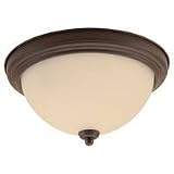 Sea Gull Lighting 77063 Montclaire 1 Light Flush Mount