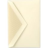 Ecruwhite Envelopes with Ivory Dot Liner