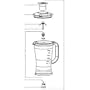 BLENDER Moulinex FP659GB1 Robot Masterchef 8000 Rouge Rubis
