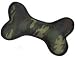 Small Toughstructables Durable Green Camouflage Bone Dog Toy