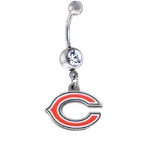 Chicago Bears NFL Sexy Belly Navel Ring