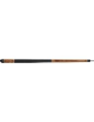 Sports: Michigan Maple, Walnut Stain with Wildfire "Dream Catcher" 3-D Image Carving Cue Weight: 18 Oz. - McDermott Cues