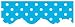 AQUA MINI POLKA DOTS BORDER TRIM