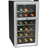 18 Bottle Dual Zone Wine Cooler - Digital Control