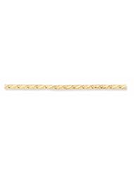 14K Gold 4.0mm Nugget Bracelet 8 Inches