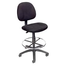 Boss Drafting Stool, Black