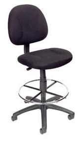 Boss Drafting Stool, Black