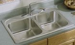 Review STERLING KOHLER COMPANY (SINK)  / 114014NA 33X22X7 DBL 4H SINK