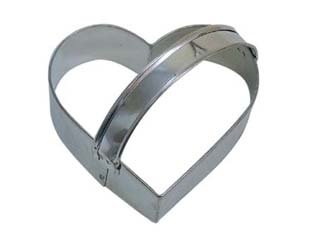 R & M Heart with Handle 3" Cookie Cutter