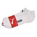 Puma 3 Pack White/Black Extreme Low Rider Socks (P71056)