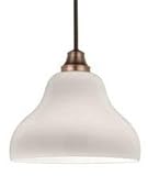 WAC Lighting Franklin CFL White Pendant H Track Mount Light Fixture - HTKF2486WT/BN