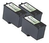 EnviroInks Compatible 3-Pack Dell Series 9 High-Capacity Black 926/V305 Ink (MK990/MK992)