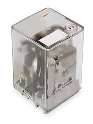 Dayton 1EJA4 Relay, Power, DPDT, 12VAC, Coil Volts