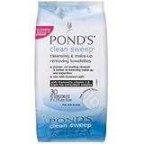 Ponds Clean Sweep Cleansing Towelettes - 30 ea