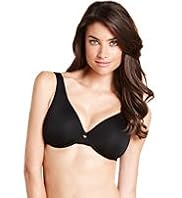 Underwired Smooth Floral Lace Minimiser C-G Bra