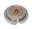 Foldable Strength Kanji Purse Hanger with Compact Mirror