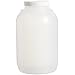 Bel-Art 106381010 Scienceware High-Density Polyethylene Wide-Mouth Bottle with 89mm Closure, 1 gallon Capacity