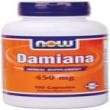 NOW Foods - Damiana Herbal Supplement 450 mg. - 100 Capsules