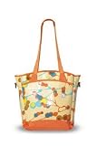 CLOSEOUT Fleurville Sling Tote Diaper Bag In Yellow Seedpod