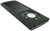 GreyMobiles Jet Black Hybrid Armor Case For Apple iPod Nano 5G 8GB 16GB (5th Generation) WITH SCREEN PROTECTOR