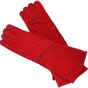 Red Fireplace Hearth Gloves - Long