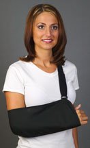 valentine Med Spec Padded Arm Sling with soft padded shoulder strap Black UniversalB002SW0VX4