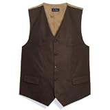 Lambswool Twill Weave Button-Front Vest
