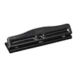 Sparco 00786 Adjustable 3 Hole Punch, Adjustable, 1 4 Size, 8 Sht Cap,BK
