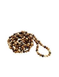 72" Long 8-9mm Cultured Freshwater Dyed Chocolate Pearl Necklace