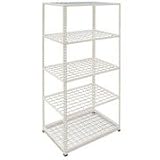 METAL POINT 2 Steel Shelving Unit with Wire Shelves
