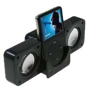 Inspiretechs Portable Foldable Speakers for MP3 Players and more!- BLACK