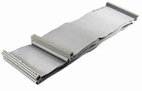 50 Pin Dual Device SCSI Cable 36 in Gray.