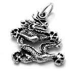 Dragon Chinese Style Sterling Silver Charm