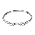 Snake Chain Bracelet - Pandora Charm Bead Compatible