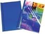 Fellowes CRC52252 1/16" Navy Blue Grain Thermal Binding Covers - 10 Pack
