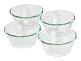 Pyrex Bakeware 6-Ounce Clear Custard Cups, Set of 4