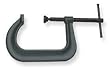 Westward 2HUL5 C-Clamp, Extra Deep, 4 In, 4 In Throat