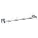 Bobrick 674x18 304 Stainless Steel Surface Mounted Round Towel Bar, Bright Finish, 18" Length