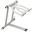 CRANE Stand Plus Universal DJ Stand for Laptops, Tablets and Controllers with Nylon Carry Bag, White