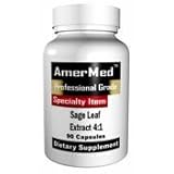 Sage Leaf - 120 Capsules Sage Leaf 3200 mg Antioxidant Remedy for Menopausal Sweating