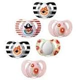 from TOMMEE TIPPEE TOMMEE TIPPEE DECORATED CHERRY LATEX SOOTHER GIRLS MULTI-PACK (Model 433222)