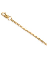 9"+1" 14/20 Gold Filled Box Chain Anklet