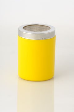Compact Designs Yellow Fine Mesh Cocoa Shaker