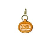 本革製携帯ストラップ 誕生月シリーズ JAN. 1月 【VANCA】【日本製、新品、即納、ラッピング無料】 JAN