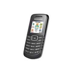 Samsung E1081 Handy (3,6 cm (1,43 Zoll) Display, Taschenlampenfunktion, ohne Branding) schwarz