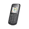 Samsung E1081 Handy (3,6 cm (1,43 Zoll) Display, Taschenlampenfunktion, ohne Branding) schwarz