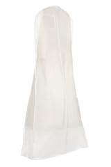 Bags for LessTM Huge Monster Breathable Wedding Gown Garment Bag, White